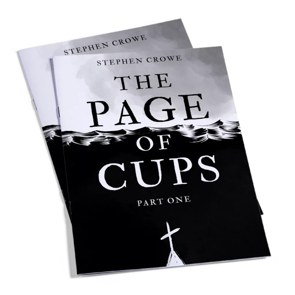 The Page of Cups cover mockup